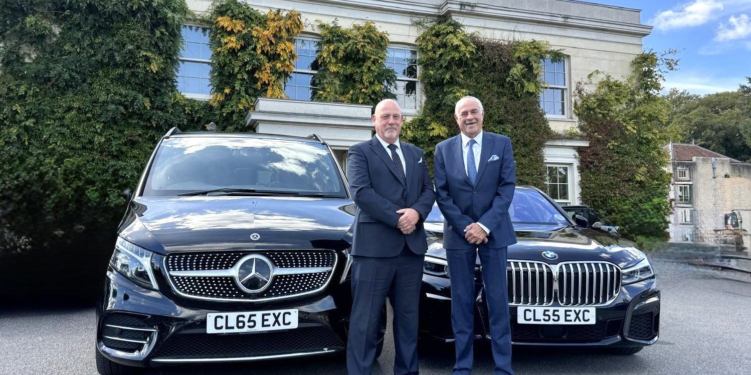Andy Gardiner and Steve Rogers pictured with 2 of the CLASS fleet vehicles