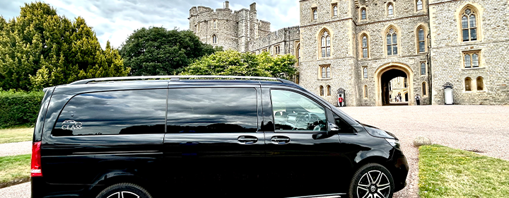 V Class Mercedes in Windsor Castle Grounds