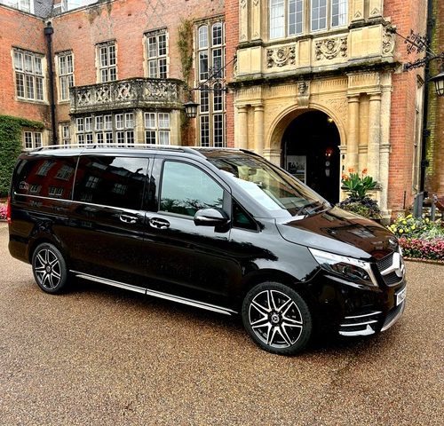 7 Seat Mercedes V Class for Wedding at Tylney Hall, Hook