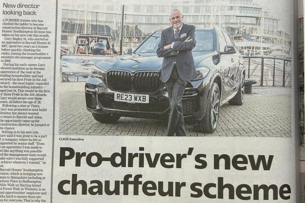 Class Executive Cars featured in the Southern Daily Echo